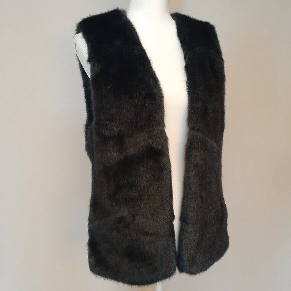 Club Monaco Faux Fur Vest - Picture 1 of 11